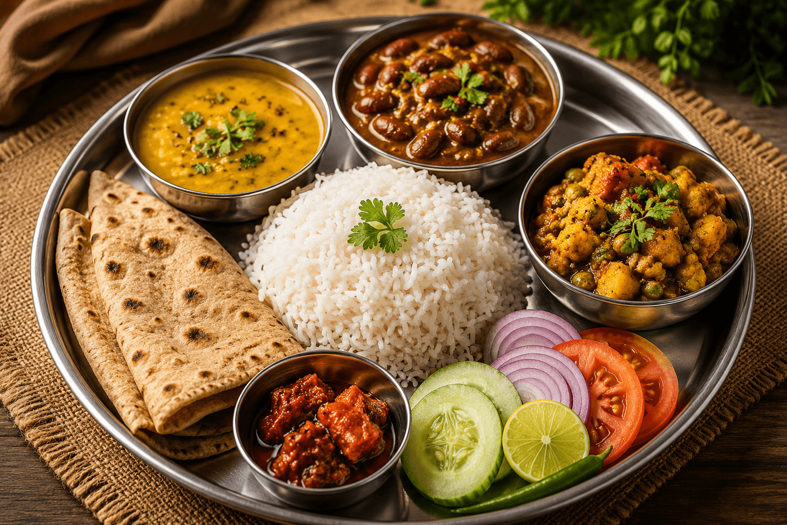 Delicious homemade food